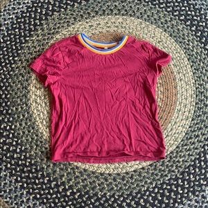 Me to we high neck short length tee